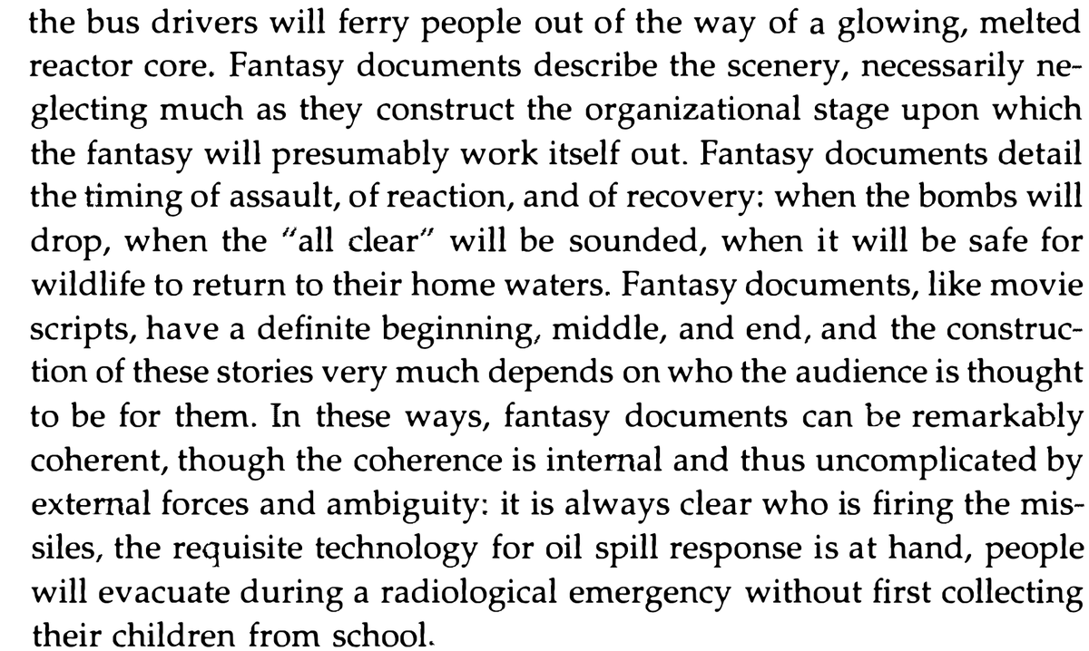 Clarke makes a clear connection to narrative here. I would argue that while these are like movie scripts, they would make terrible movies, because the characters don't act like real people. OTOH, in most Hollywood movies the characters don't act like real people so