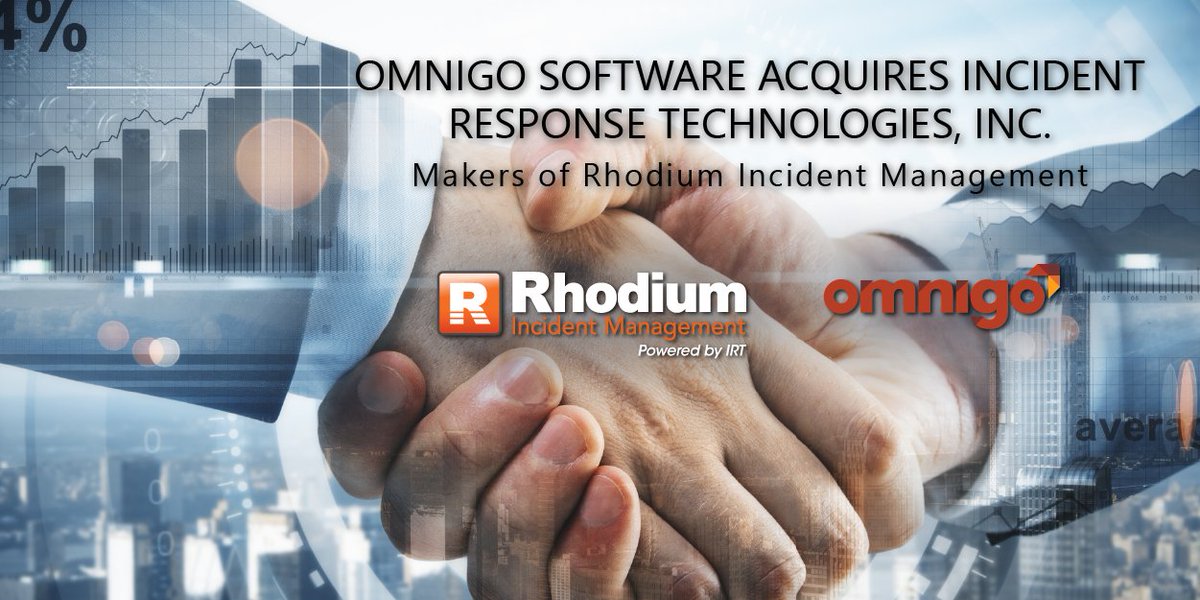 We are thrilled to be joining forces with the amazing team at Omnigo Software, bringing together two very innovative companies that are passionate about #publicsafety and #securitymanagement. lnkd.in/gs5QkS3