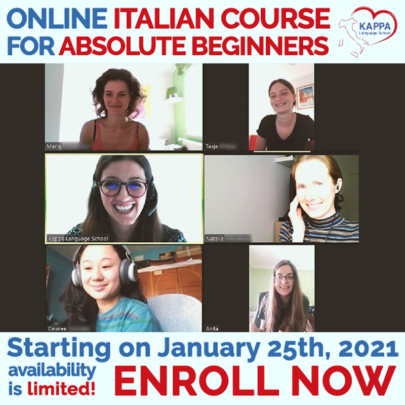 kappalanguage's tweet photo. ๐ด New PROMO for ABSOLUTE BEGINNERS! ๐ด
Join our next #ItalianCourse for Total Beginners starting on January 25th, on a 10% discount! ๐
Click to book and start #learningItalian with us ๐ https://t.co/JGA8mNho5C
#learnitalian #italianoL2 #italianclasses #iostudioconkappa https://t.co/5HaFHQBdTU