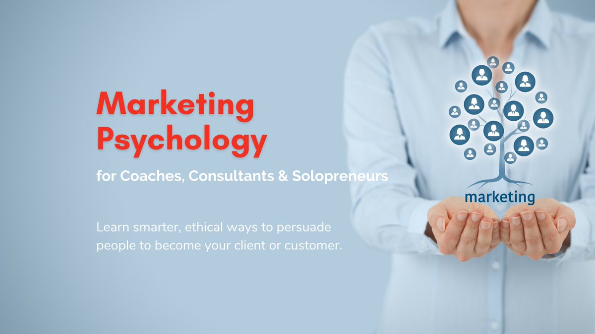 LydiaFernandes's tweet photo. Learn Marketing Psychology for your #coaching or #consulting practice for FREE https://t.co/Q64G8ZaTSG
#marketingtips #onlinecourse #womenentrepreneurs https://t.co/Vq31foUY8r