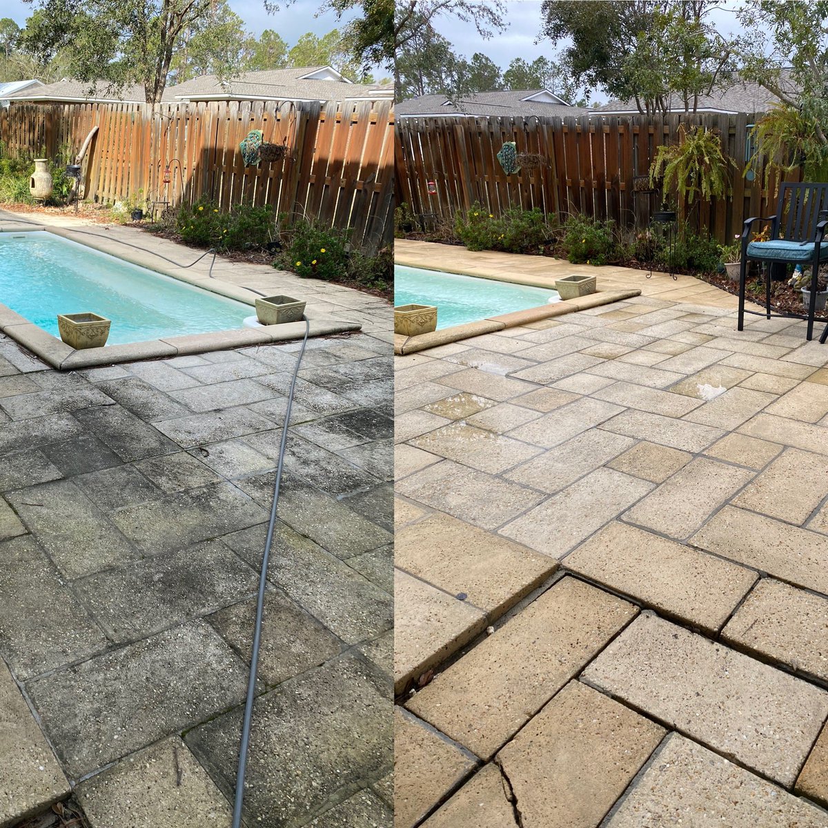 EyeDoWindows's tweet image. It’s Transformation Tuesday! One of the best transformations you can do for your home! 

Pavers cleaned ✅

Home cleaned ✅

Now is the time to get your home ready for spring! Call your local pressure washing company and get 10% off any exterior home cleaning! 251-609-2976