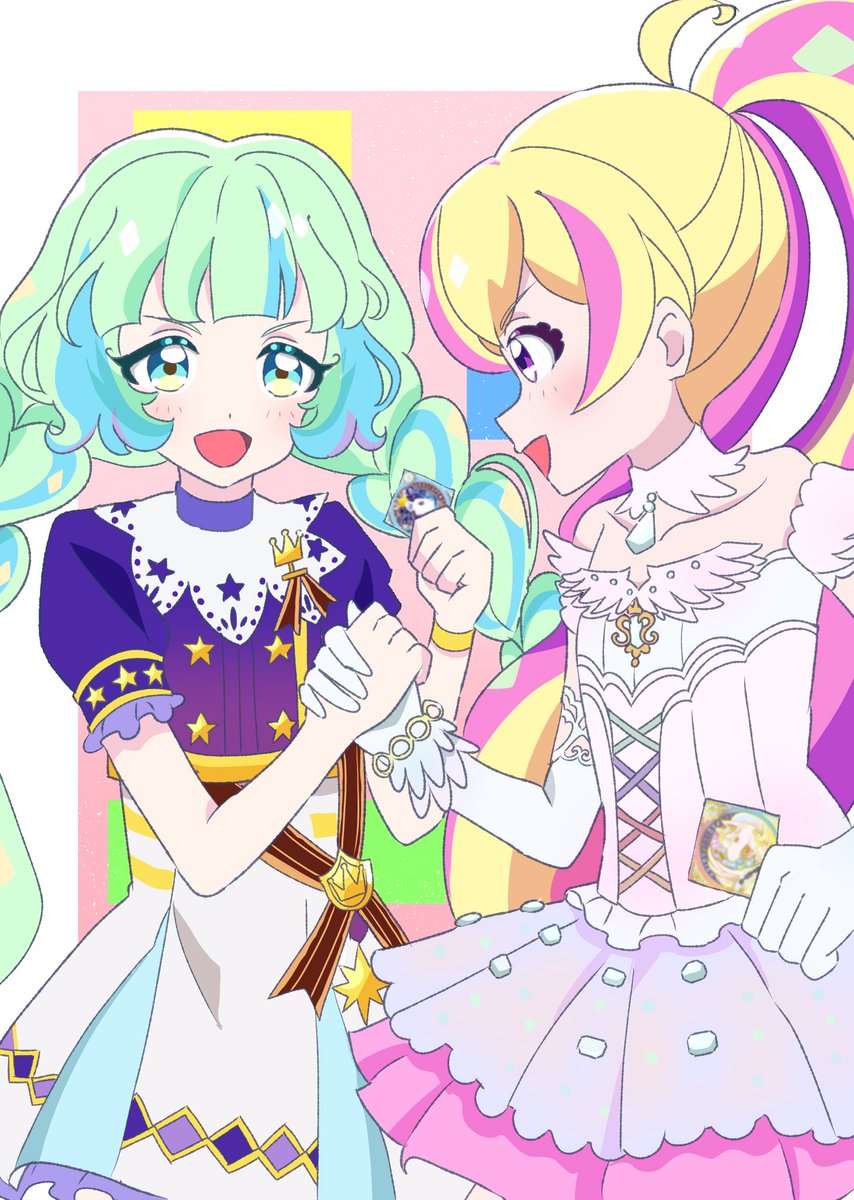 アイカツ アイカツプラネット第1話 アイドルは突然に 最高でしたーーー きっと放送 ざまりんのイラスト