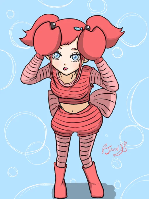 じゃこえびちゃん等身大バージョン#オリキャラ 