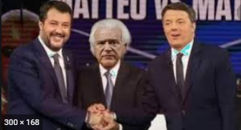 nino_pitrone's tweet photo. In #Italia, si fa #PoliticaCoiCoglioni,...
Uno si chiama #Matteo, l'altro pure!
Cresciuti alla #ScuolaDiBerlusconi,...
Adesso ne hanno #Cure,
#VespaDallaRai e #VerdiniDallePrigioni! https://t.co/hri6W1rAme