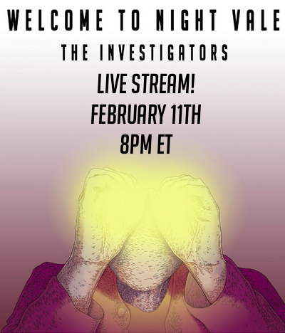 NightValeRadio's tweet photo. Announcing the live stream premiere of The Investigators!
Featuring: @CecilBaldwinIII, @hallublin, @SymphonySanders, @LadyBash, @MaraWilson, @destheray and live music by @desaparicion.
Tickets: https://t.co/AGbnfeAfUe https://t.co/ku27sLmsz8