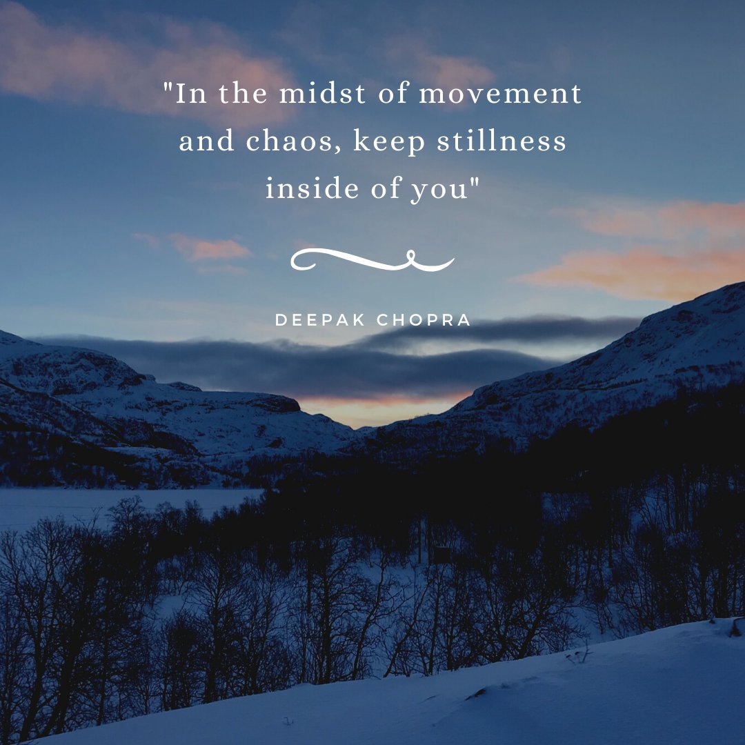 Busy schedules, new projects and constant news alerts can feel overwhelming as a New Year begins- but #innerpeace can always be created