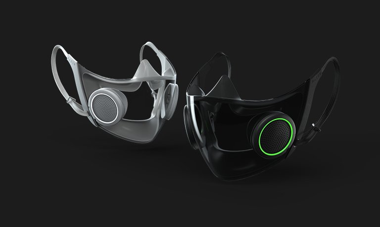 tech_lagi's tweet photo. Pelitup muka paling pintar di dunia. Razer telah melancarkan prototaip pelitup muka yang dinamakan Project Hazel.

Pelitup muka ini mempunyai sistem pengaliran udara aktif, penapis N95, sistem pembesar suara serta bekas steril dengan UV. 

Tidak lupa juga RGB untuk lebih fps. https://t.co/A14eEB2UfL