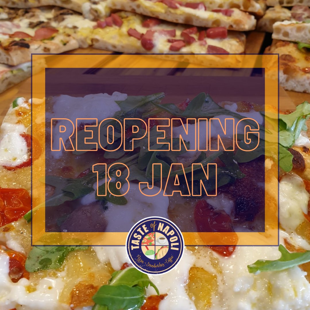 We will be reopening for takeaway and delivery from the 18th January.

Not long to go now!
