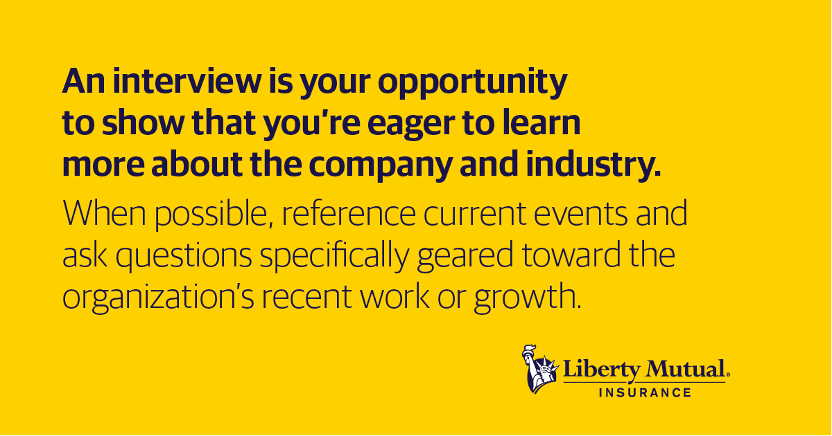 AleVidaurreta's tweet photo. An interview is your opportunity to show that you're eager to learn more about the company and industry. When possible, reference current events and ask questions specifically geared toward the organization's recent work or growth. #interviewtips #careers https://t.co/wvBkQ4PAcd https://t.co/aIhEtgySo0