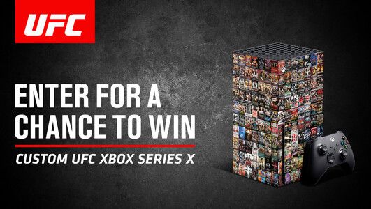 💥 UFC Custom XBOX Series X GIVEAWAY! 💥 Our friends @ufc are back with another BIG giveaway opportunity for you! Get ready to game on a new console & ENTER NOW 🔥 🎁 Custom UFC XBOX Series X (See Details) 💙 Like + RT 💞 Tag 3 Friends 🔗 Link to enter: playr.gg/g/UB0yhMB