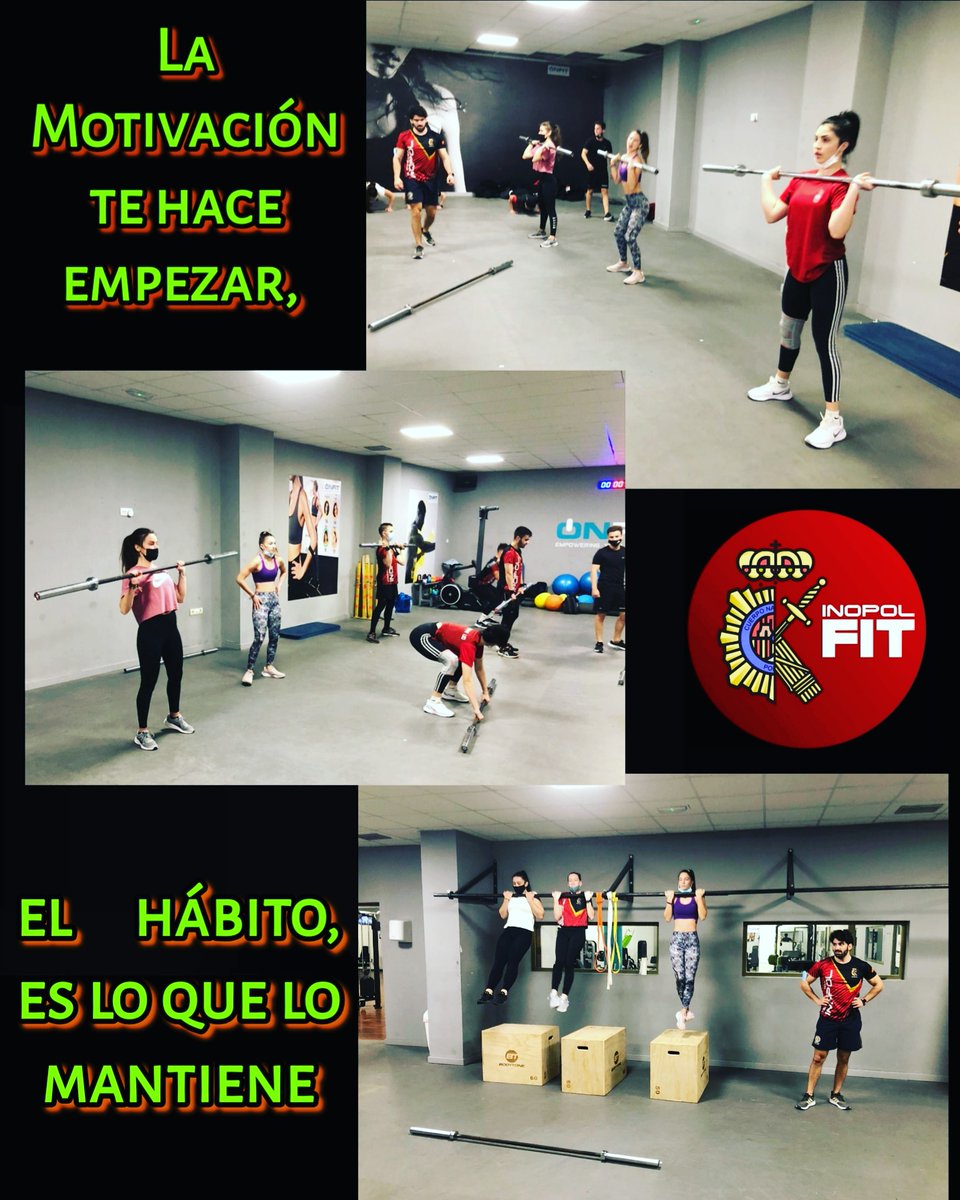 InopolFit's tweet photo. "Sin la Motivación adecuada, no se puede crear el hábito" ¡¡¡ TE ESTAMOS ESPERANDO !!! #inopol #inopolfit #policia #policianacional #cnp #opocnp #oposiciones #opositores #preparacion #fisicas #gym #GuardiaCivil #GC #objetivo #motivacion #esfuerzo #sacrificio #superacion #gymlife https://t.co/Ojep7K2GLT