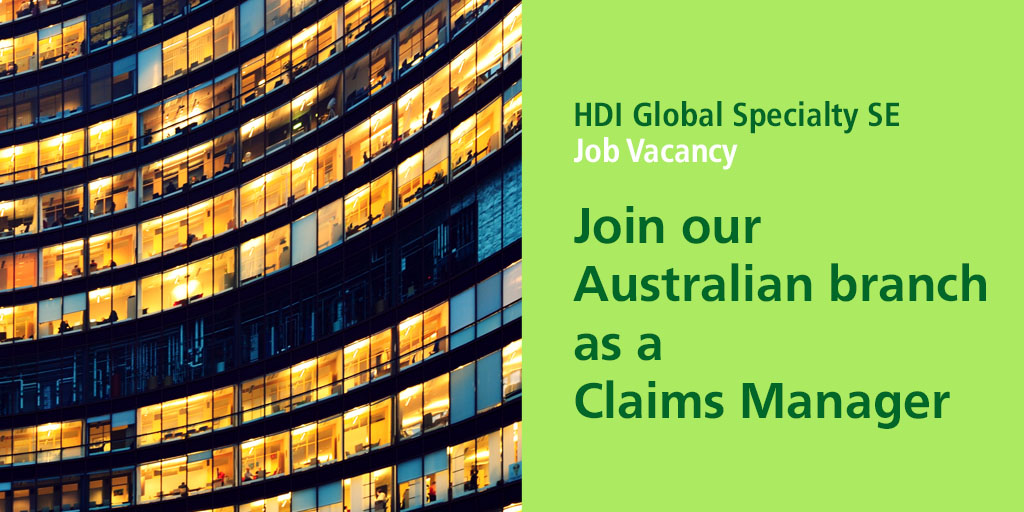 HDI_Specialty's tweet photo. We have a #jobvacancy available for a claims professional to join our Australian branch. We're looking for a #ClaimsManager in Sydney with experience in #DelegatedAuthority and Single Risk Claims. Find out more details and apply: https://t.co/Lp4h6PE1rx https://t.co/wndlHPMYLV