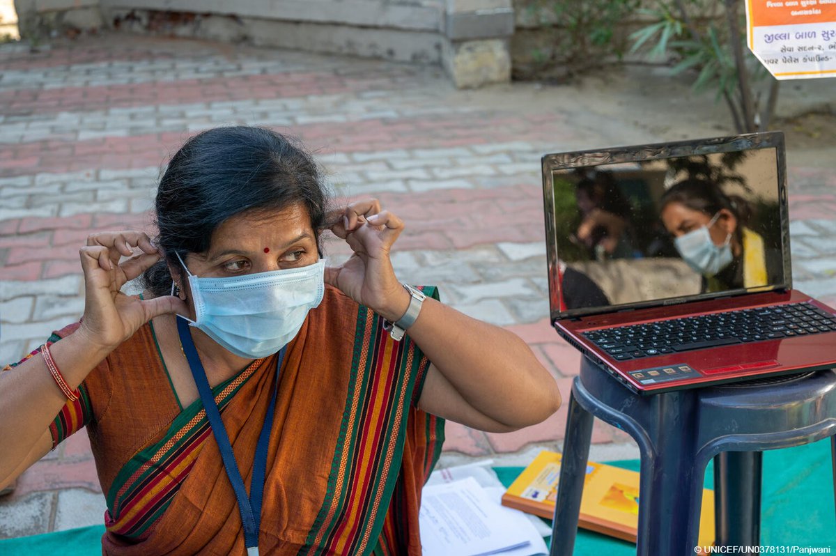 UNICEF's tweet photo. It's time for facts not fear.

UNICEF is working with self-help groups and school committees in Gujarat, India to provide children and families with vital information on how to protect their health and wellbeing during COVID-19. https://t.co/nNvQGmICiM