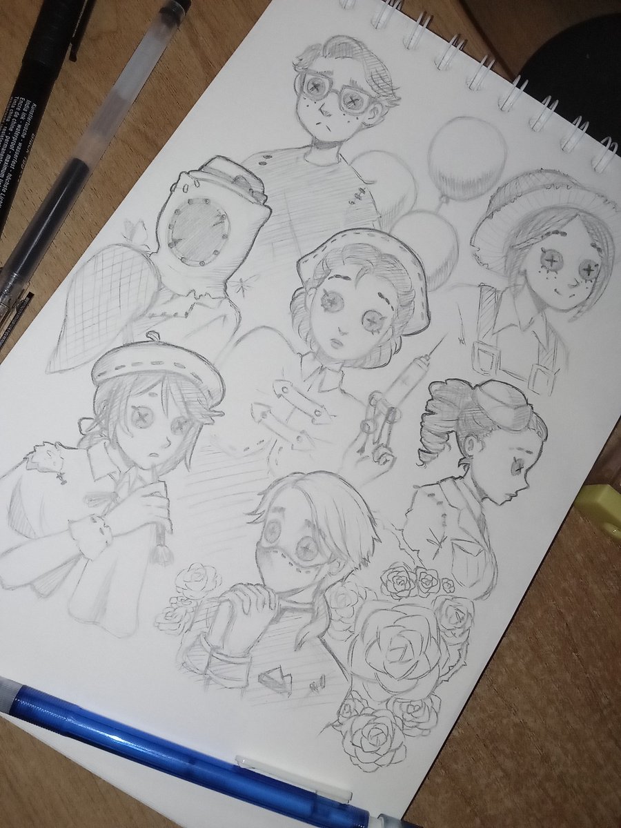 CatrineJake's tweet photo. Bebes
#art #fanart #trasitionalart #IdentityV #identity_v #IdentityVfanart #luckyguy #doctor #gardener #embalmer #painter #coordinator #entomologyst #ballons #roses #sketch #tradinionalart https://t.co/LtBKXAfZvy