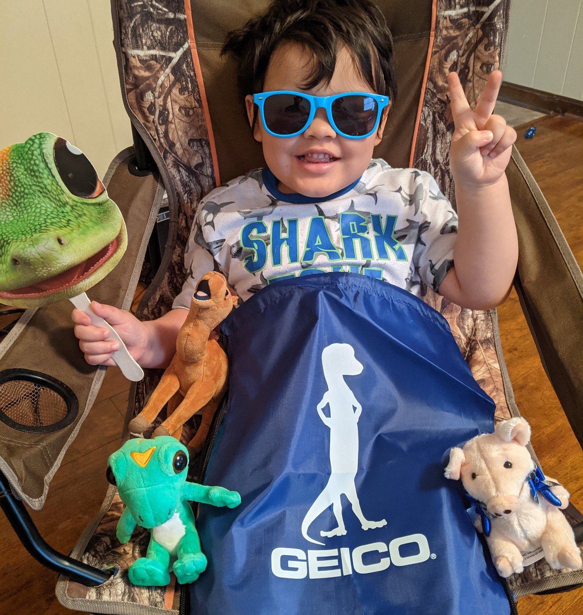 Ohhh <a href="/GEICO/">GEICO</a> , you've made a great start to 2021! He's the happiest kid EVER!!!