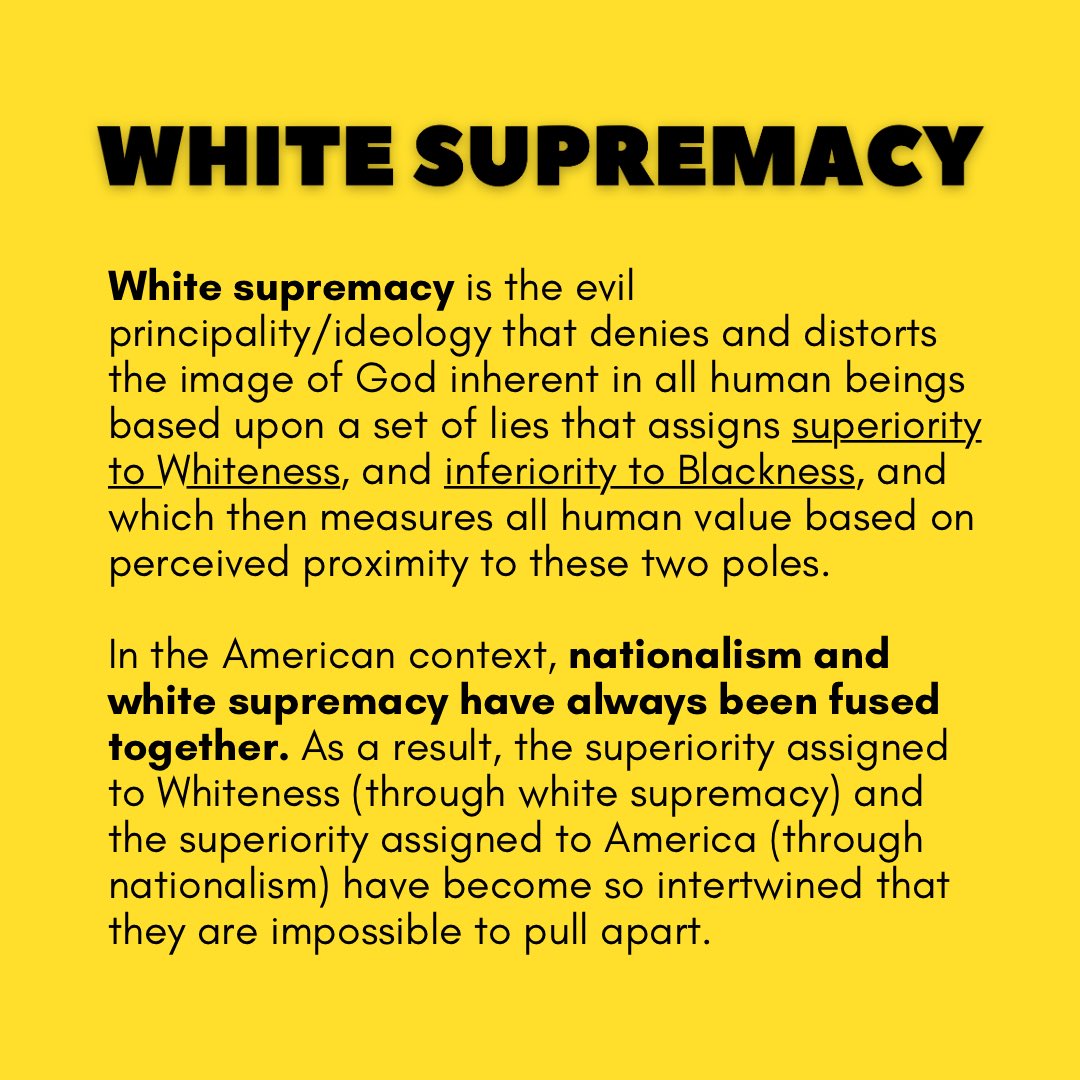 Defining terms with precision is critical, especially Im perilous times like this.White Christian nationalism is one of most dangerous amalgamations we are facing. Here’s my best shot at defining it.[Thread]