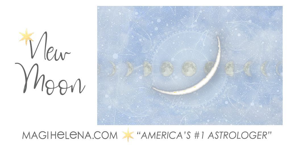 MagiHelena's tweet photo. Happy New Moon! Wed. Jan. 13, 2021 12:00 am Eastern Time. Visit me: https://t.co/Jdje9rRRR9 ✨💫🌙💕🌹😎 🎉 #MagiHelena #Astrology #Astrologer #ASTRO #Horoscope #LearnAstrology #AstrologyStudent #AstrologyAnswers #astrogeek #astronerd #starsigns #Moon #NewMoon https://t.co/bCaU0ez50j