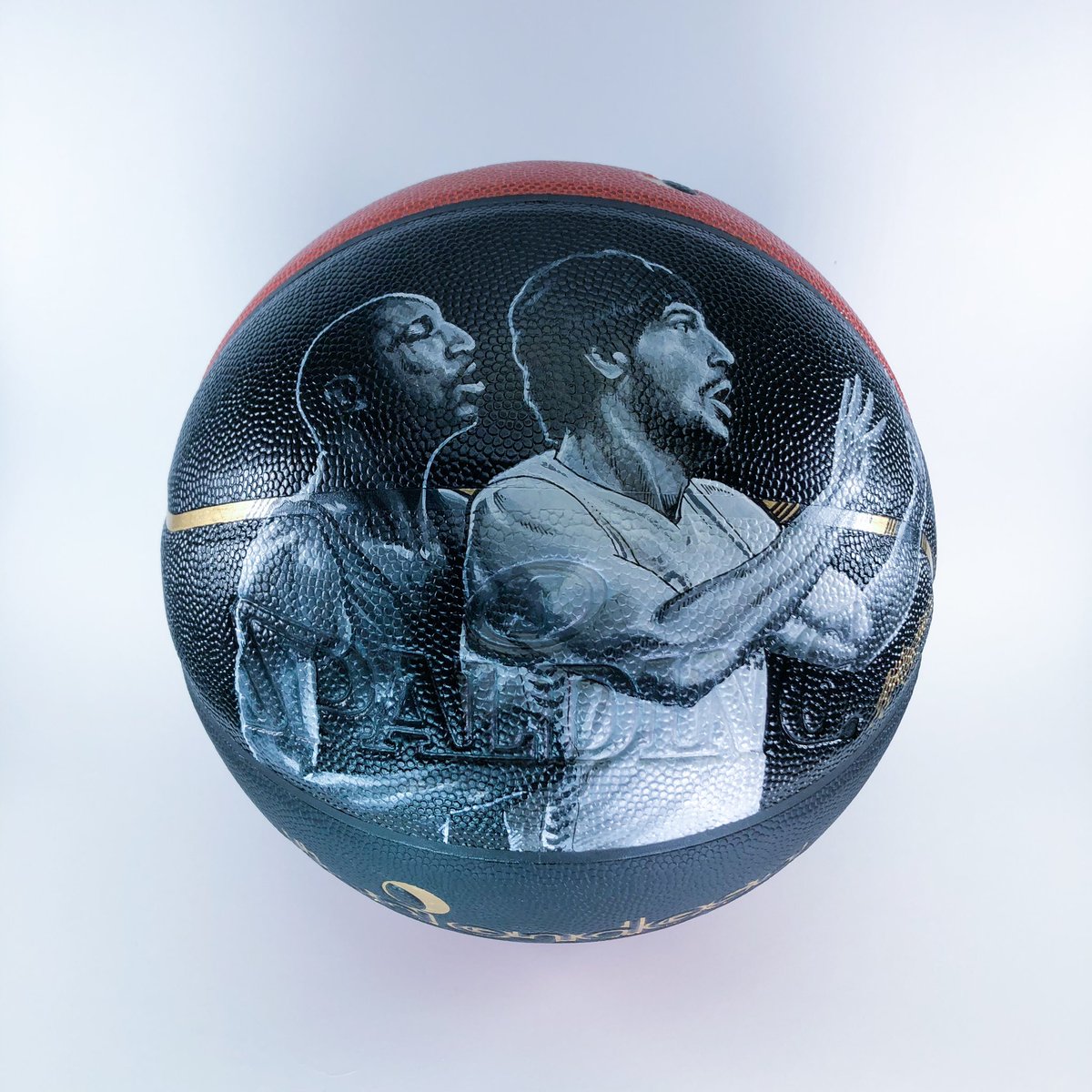 melonkicks's tweet photo. SPALDING.
LIGA ENDESA.
"Fernando vs. Audie"
#LEGENDS @ACBCOM
#melonkicks
#customball
#tarragoteam
#tarragosneakerscare
#vallejocolors
#alwaysvallejo
#spalding
#spaldingball
#ligaendesa
#fernandomartin
#audienorris
#realmadrid
#barça
#acb
#madeinalcobendas
#alcobendas https://t.co/9N5YRJTRgU