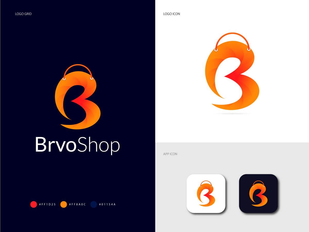 aminulbrandx's tweet photo. BrvoShop is a Online Shop Business Website Logo.

For Better View: https://t.co/slEuc6M0kJ

#logo #ShopLogo #Websitelogo #Shopping #StoreLogo #Modernlogo #Brandlogo #Design #Logoidentity #Businesslogo #Vesiualidentity https://t.co/gPCQVESEce