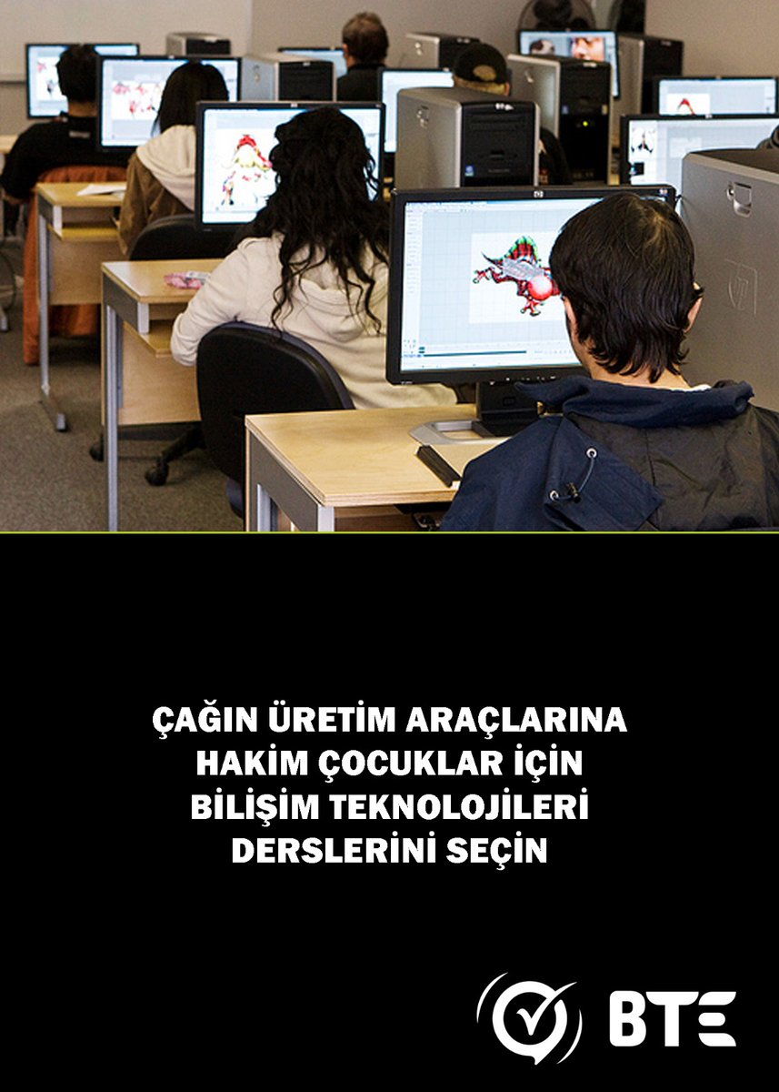 Tüm devrimleri kaçırsak da endüstri 4.0 ı kaçırmayalım .

Çagi yakalamak , eleştirel düşünmek , analiz etmek , sorgulamak 
Güvenli internet
için 

Bilişim teknolojileri ve yazılım dersini seç . 

#bilisimisec
<a href="/btedernegi/">BTE Derneği</a>
<a href="/burcuyilmaz_bte/">Burcu Yılmaz</a>
DijitalGüvenlik Bilişimle