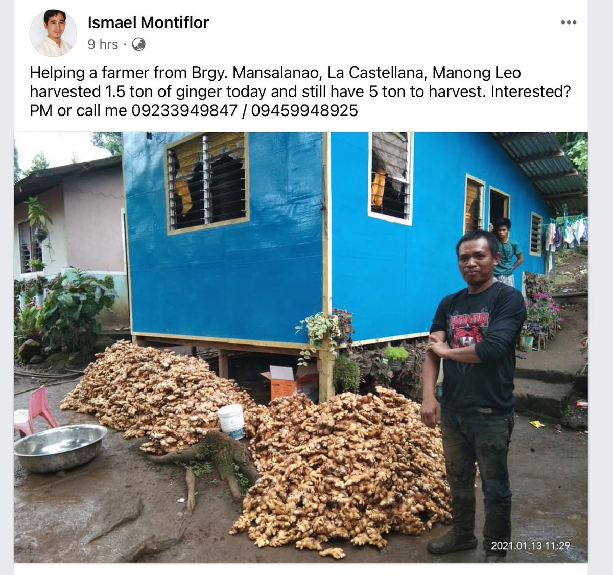 alwaysThirty's tweet photo. Please help the farmers. Please retweet for Manong Leo.

(Baka may kakilala kayo na gumagawa ng Ginger tea) https://t.co/JbaqZWc8aB
