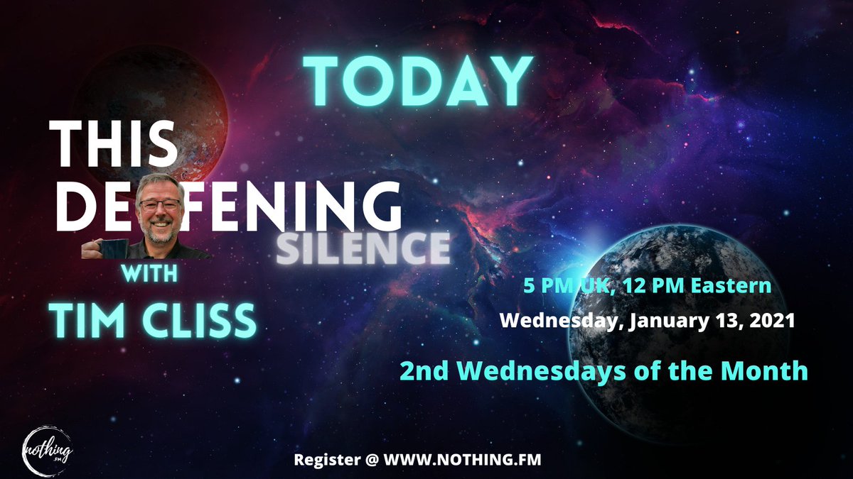 nothingcon_'s tweet photo. TIM CLISS
“This Deafening Silence”
https://t.co/901TepK6w6
-Live Meeting, 2nd Wednesdays @ 5PM UK, 12 PM Eastern.
-Life is always as it is, this is it. All the past is here, all the future is here.
#nonduality #timcliss https://t.co/fMDdcS9sNK