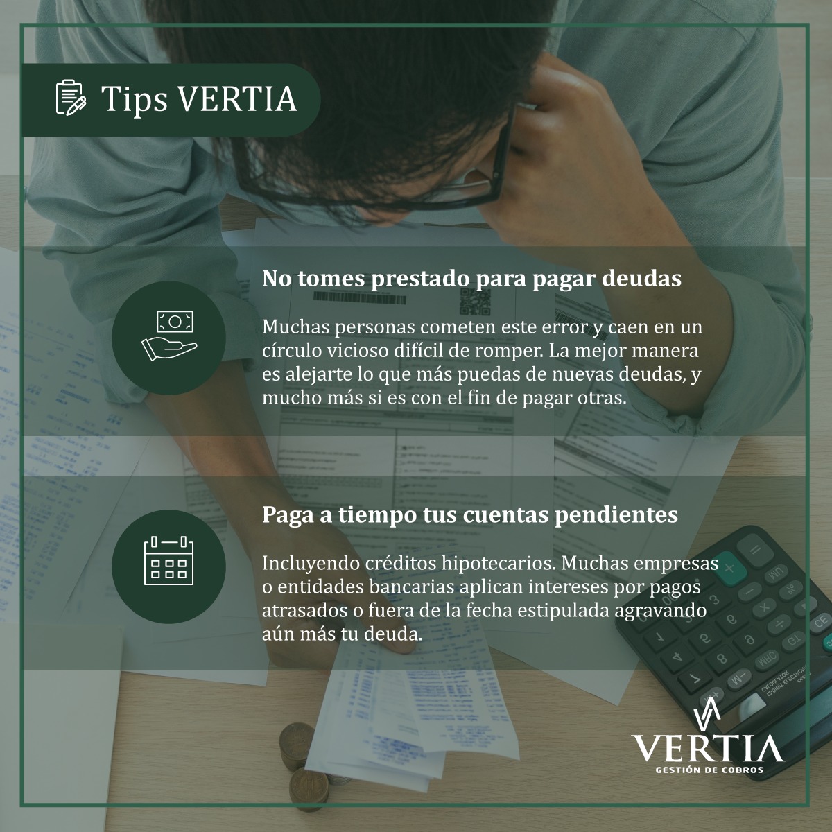 Vertiado's tweet photo. Nuestro equipo de profesionales se encuentra a su disposición para asesorarlos en materia de gestión de cobros.

🟢Para más información sobre estos temas ingresa a https://t.co/FYtqHHLDeH

#VertiaGestionDeCobros #GestionDeCobros #Créditos #Ahorro #2021 #Finanzas https://t.co/CMFJlqXU63