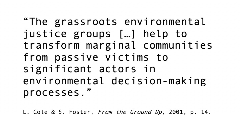 But the affected communities are not passive victims. The book traces the stories of legal action against toxic waste facilities. Not only are these lawsuits often successful, environmental activism also empowers the communities. (6/11) #FightClimateInjustice  #ClimateAction