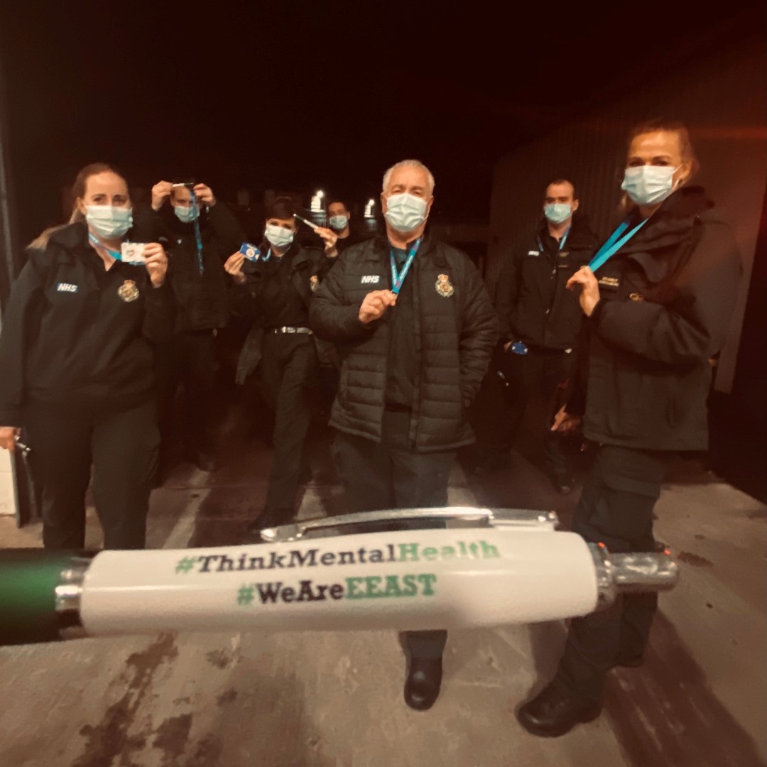 EastEnglandAmb's tweet photo. Our Mental Health Team are currently out working to provide operational support to our amazing frontline staff to help those who are struggling with their mental health and ensure they receive the right care. 

Vital work, now more than ever! 
#ThinkMentalHealth #TeamEEAST #Midos https://t.co/eex8LbTVrM