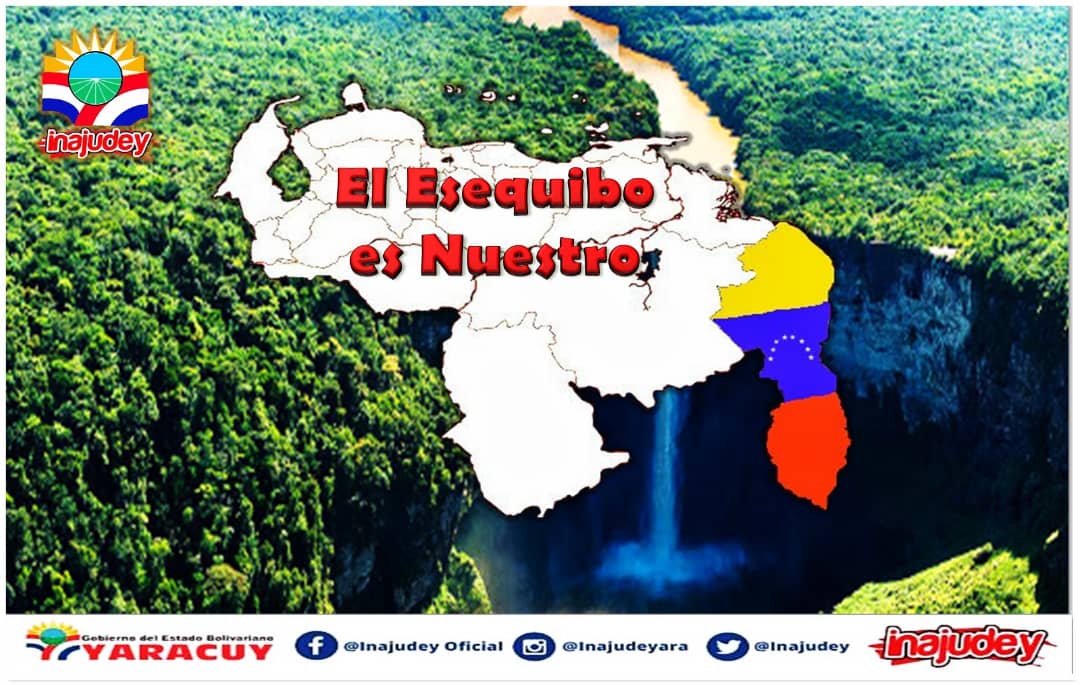 inajudey's tweet photo. Amamos y defendemos hasta el lugar mas recondito de nuestra amada patria 

¡El sol de Venezuela nace en el Esequibo!

#JuventudYaracuy #somosinajudey #yaracuy #Venezuela 
@JLEONYARA @Yurami_PSUV https://t.co/JabVWbiyqO