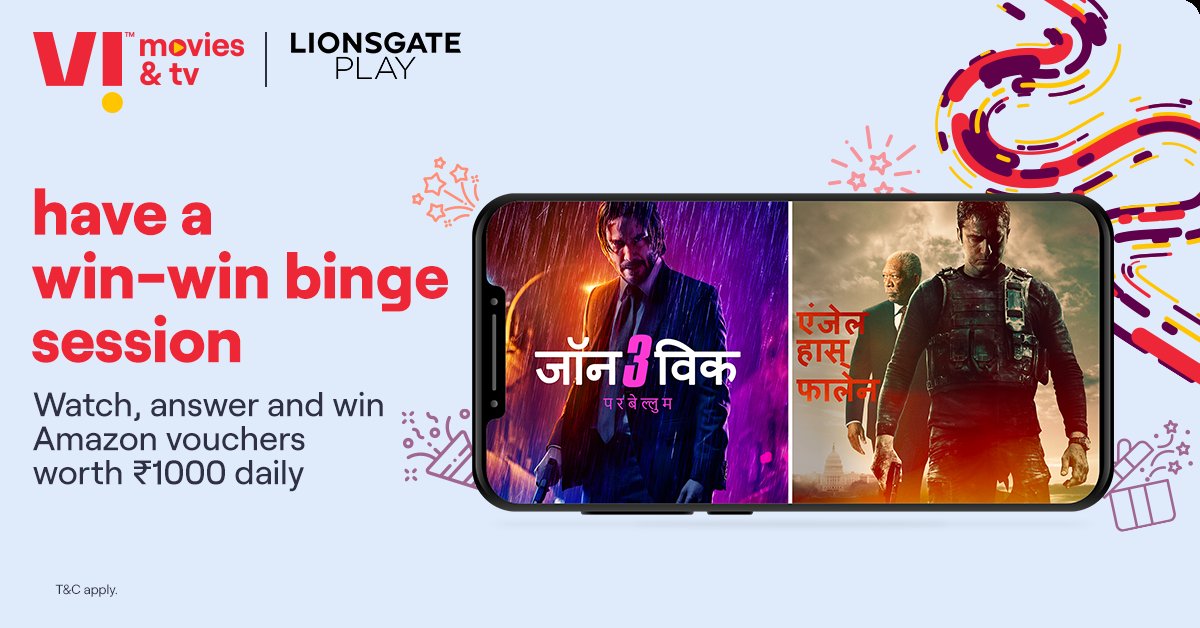 Vi Customer Care It S Finally Time To Put Those Binge Watching Skills To Use Participate In The Binge Karo Win Karo Challenge On Vi Movies And Tv And Stand A Chance Vi Customer Care It S Finally Time To Put Those Binge Watching Skills To Use Participate In The Binge Karo Win Karo Challenge On Vi Movies And Tv And Stand A Chance