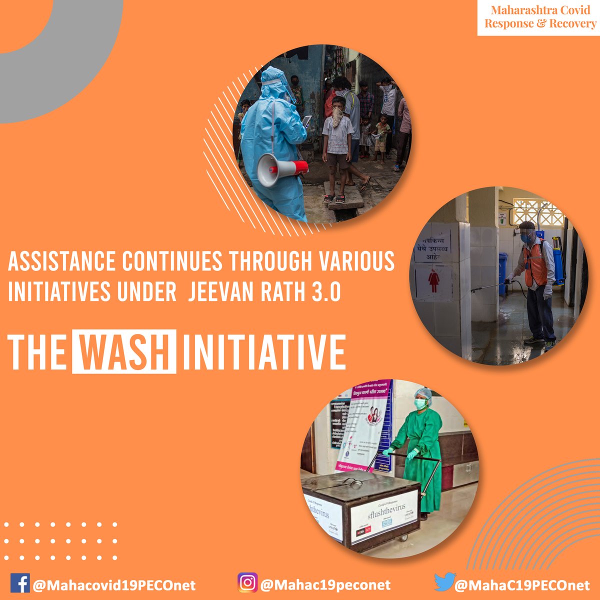 MahaC19PECOnet's tweet photo. WASH; Flush the Virus drive was
organised to promote the importance of
cleanliness in &amp; around community toilets
in the area.

For More information on MAHA
PECOnet visit - https://t.co/BTh91qhJnr

#unicefindia #riseinfinity #mahapeconet #maharastra #pandemic https://t.co/8QWMKGPqiv