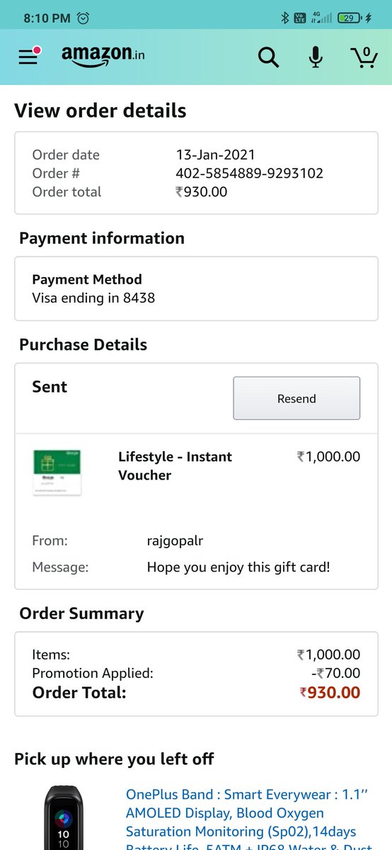 Rajgopal13's tweet photo. @AmazonHelp This below vouchers confirmation mail and I didn't get on my mail id rajgopal70@gmail.com https://t.co/iKrpaEhGe3
