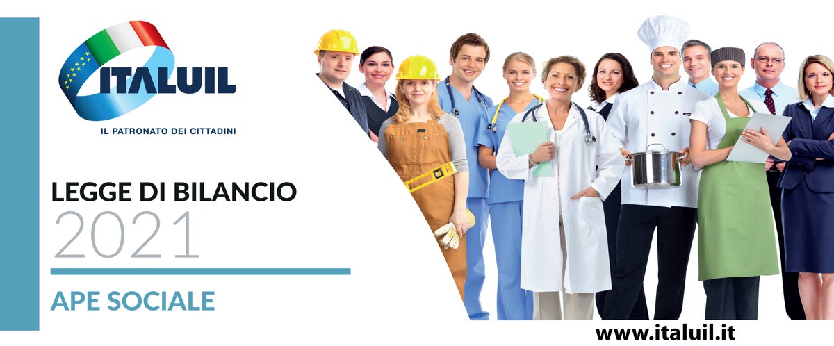 La Legge di bilancio 2021 prevede la proroga dell’APE Sociale.
Per approfondire ⬇️⬇️⬇️
 bit.ly/3i4UNEN