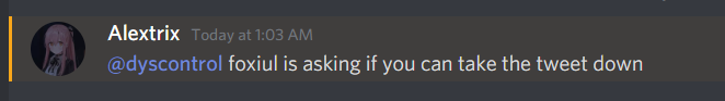 Danger tweet media