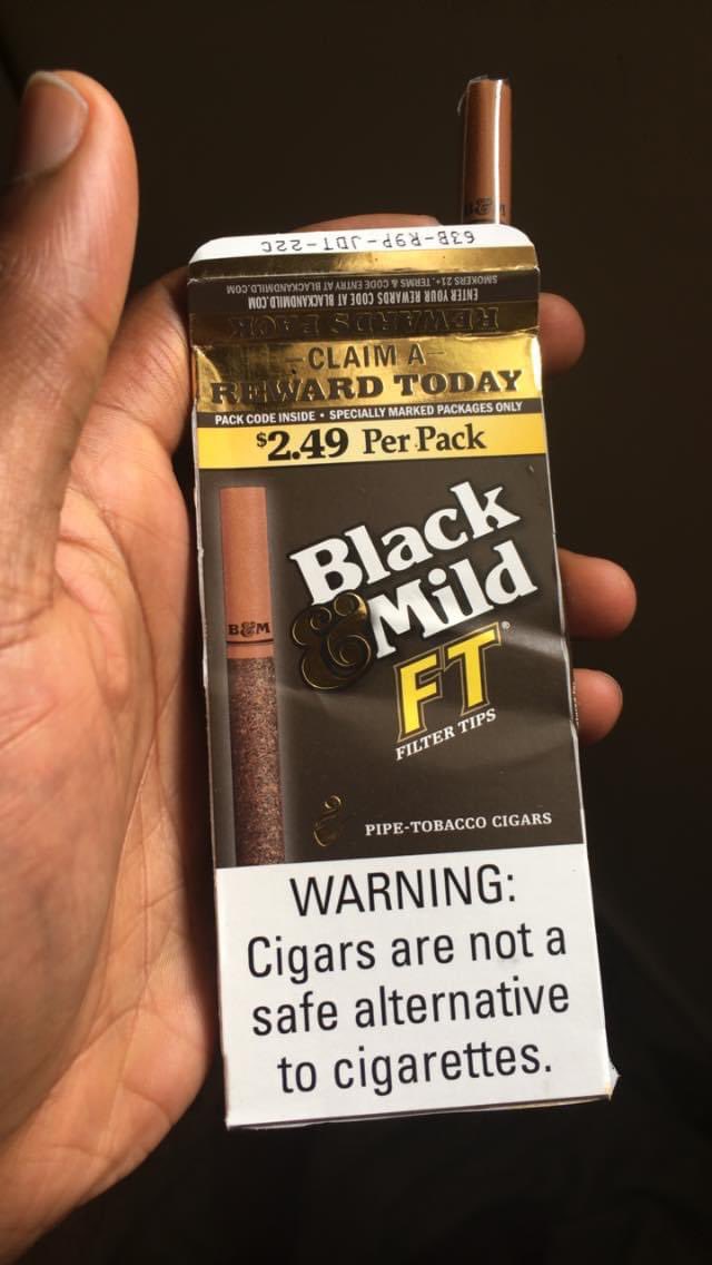 A Black n Mild Ain’t Nun But A Niggarette 😂😂😂