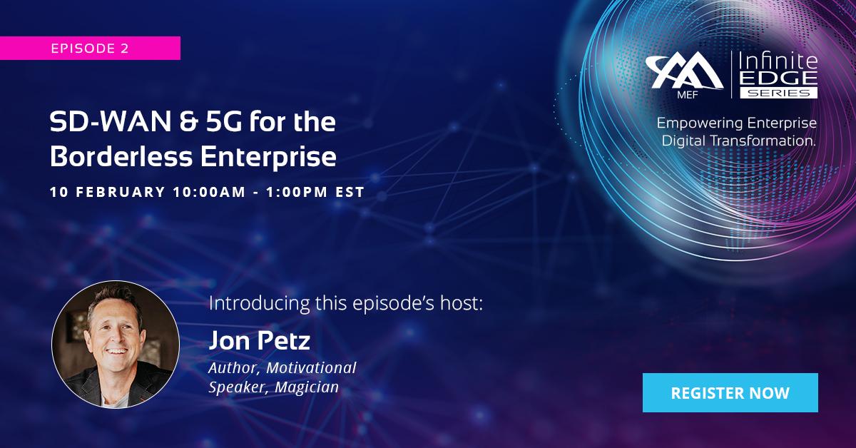 MEF_Forum's tweet image. #MEFInfiniteEdge will be magical. Maybe that's because of our host, Jon Petz or maybe because of the wide range of guests that will be featured. We'll let you decide!

Airing NOW!

Login to attend: hubs.li/H0DLT2d0

#EmpoweredEnterprise #EdgeView #OnTheEdge