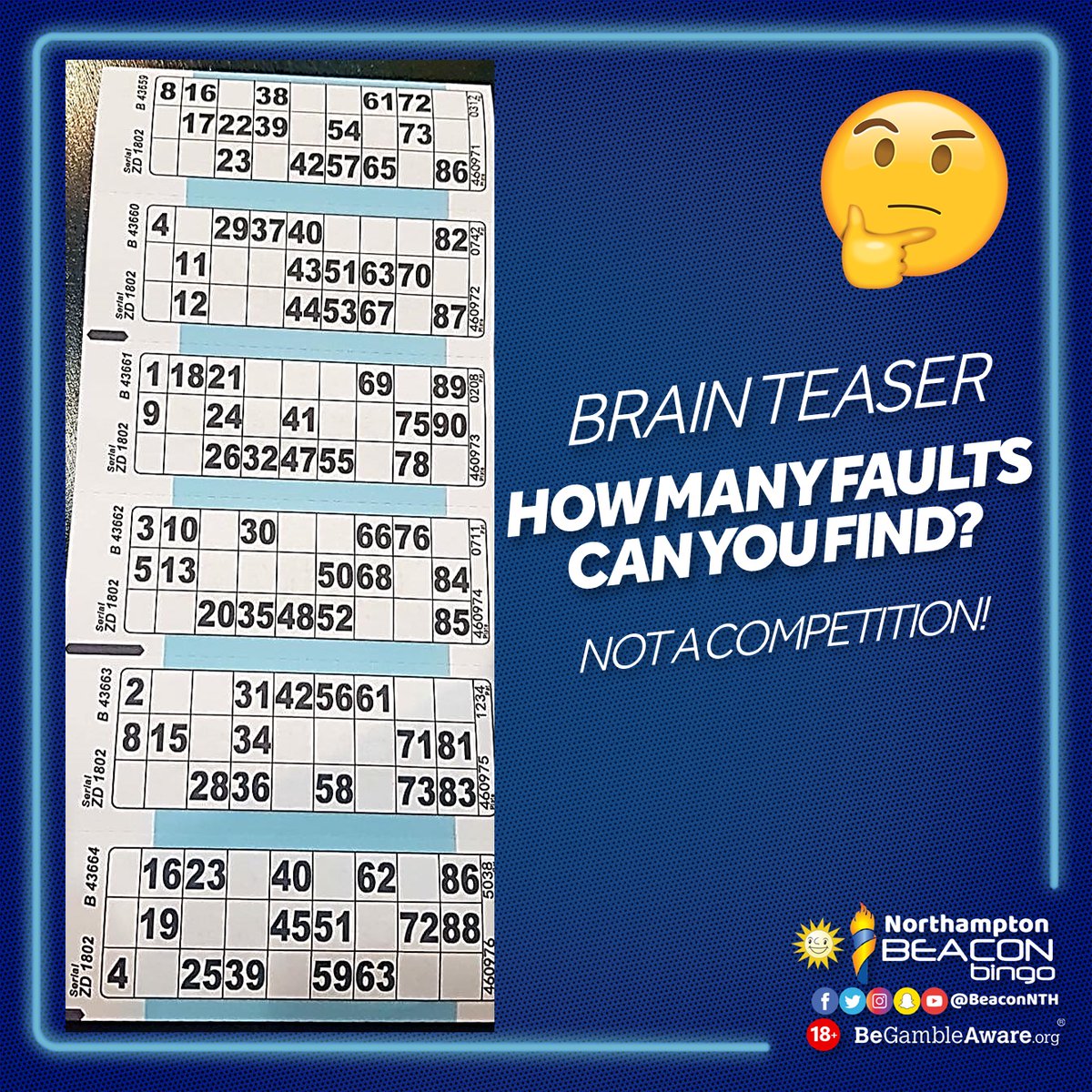 BuzzBingoNTH's tweet photo. 🧩🤔 HELP US!

#BrainTeaser #ChooseBeacon #BeaconNTH https://t.co/AY6SYyDhCB
