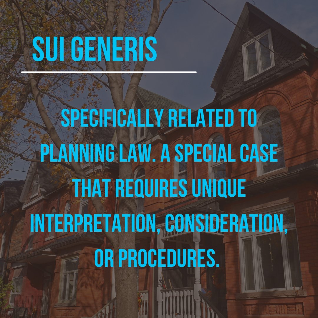 gigitheplanner's tweet image. Sui generis, a common planning law term. #urbanplanning #urbanplanner #urbanplanners #cityplanner #cityplanners #cityplanning #planninglaw