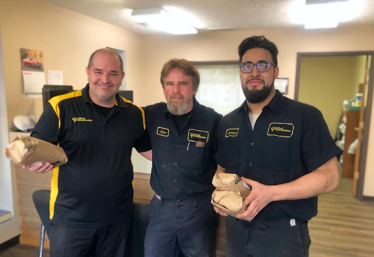 We love to celebrate our guys hard work! The team from our Council Bluffs store has been doing outstanding all around so we thought steaks were in order to congratulate and thank them. Thanks for all you do Brent, Manager, John, Diagnostician and Adrian, Technician. 👏💪😎