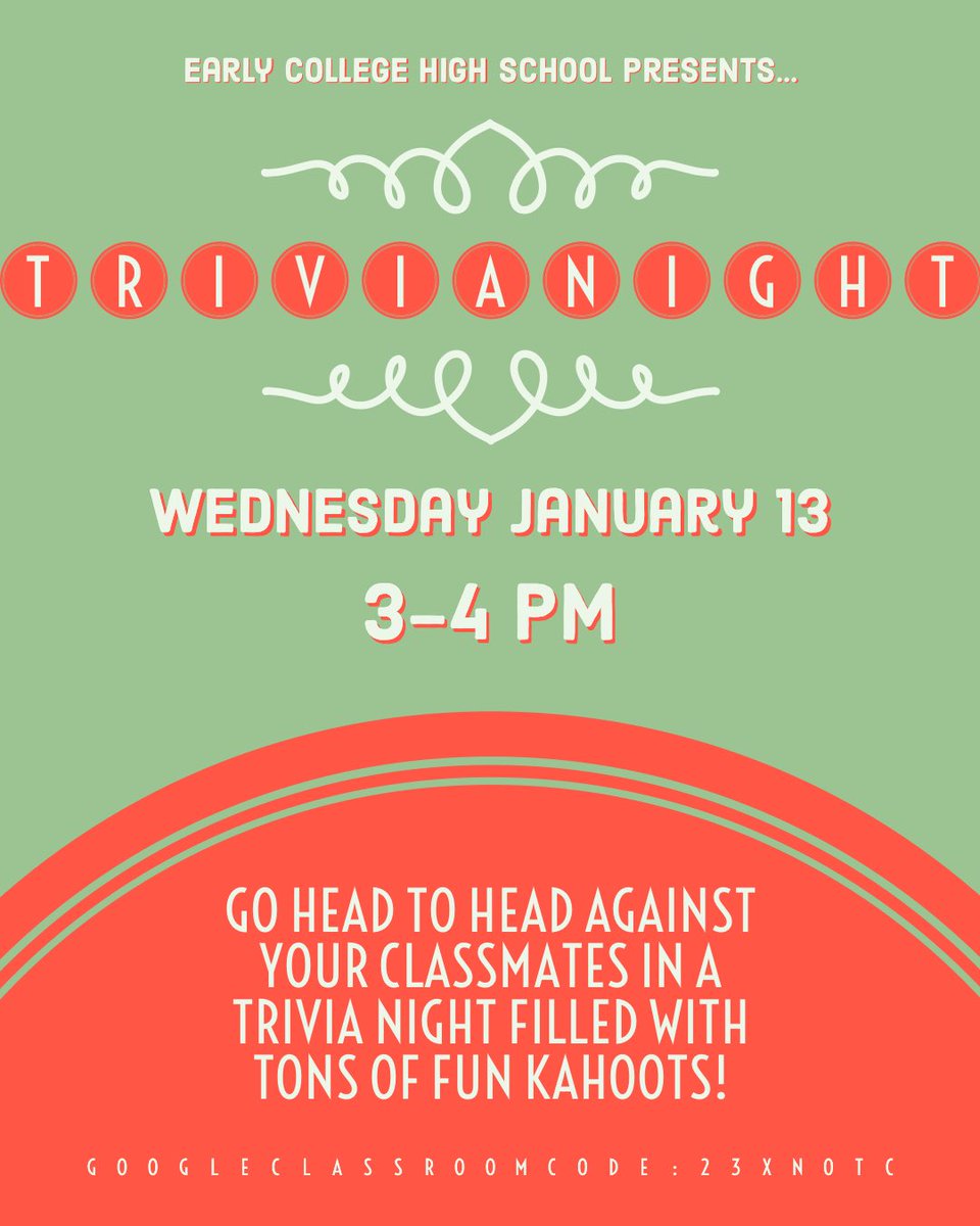 Happy Wednesday! Don’t miss out on all the fun and join us in our trivia night tonight!