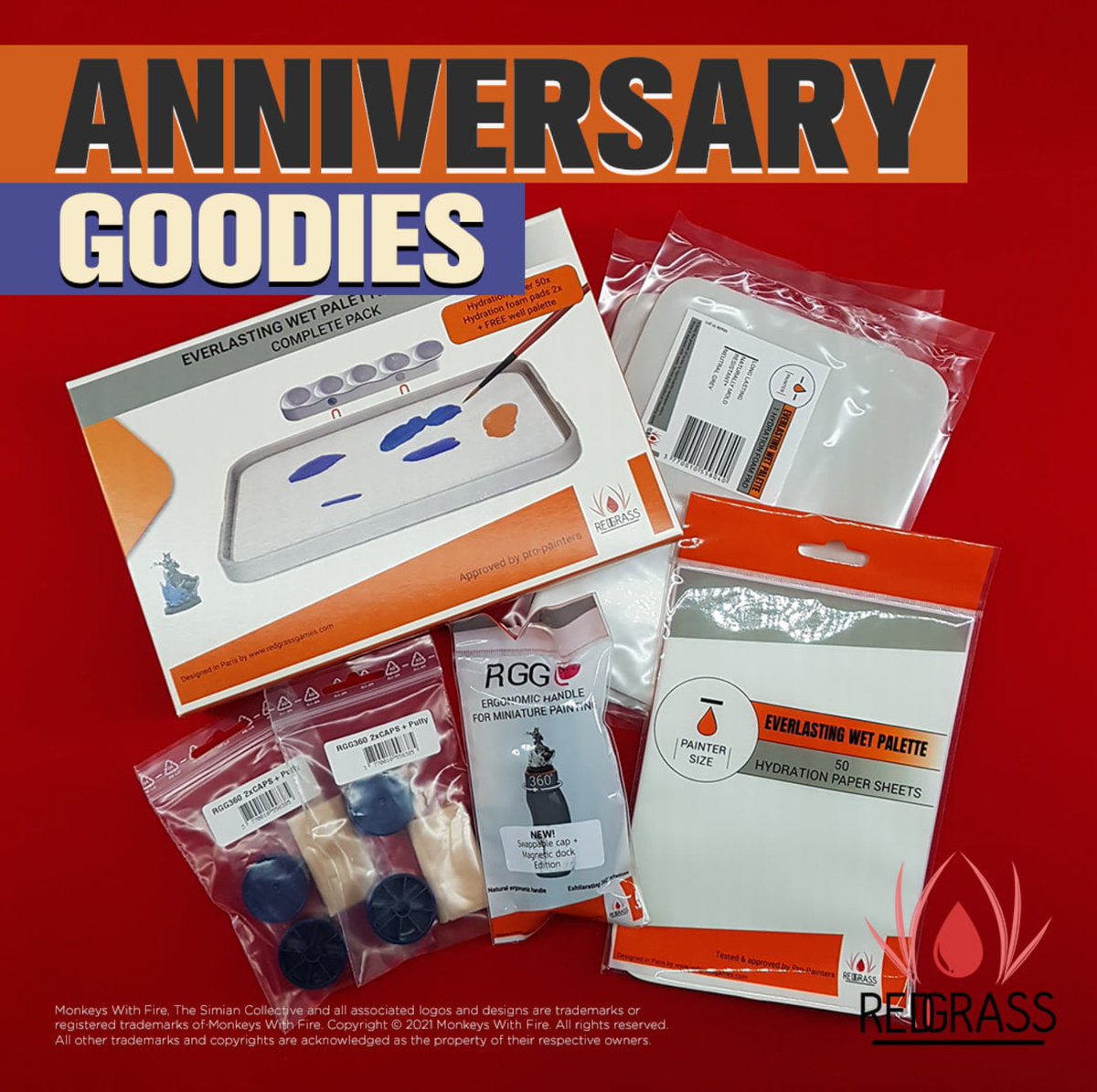 RedgrassGames's tweet photo. Monkeys With Fire makes a Giveaway🎁 for his channel's 3rd anniversary! Check his FaceBook page and don't miss it on January the 30th 2021 😉
#redgrassgames #minis #miniatures #miniaturepainting #miniaturegames #miniatureart #painting #paintingminis #tabletopfigures https://t.co/gkwLBCH6Mf