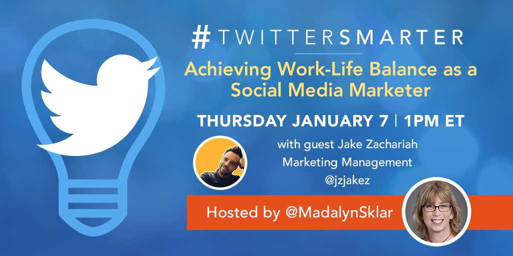 Achieving Work-Life Balance as a Social Media Manager bit.ly/3oDFIfO <a href="/MadalynSklar/">Madalyn Sklar</a> #TwitterSmarter