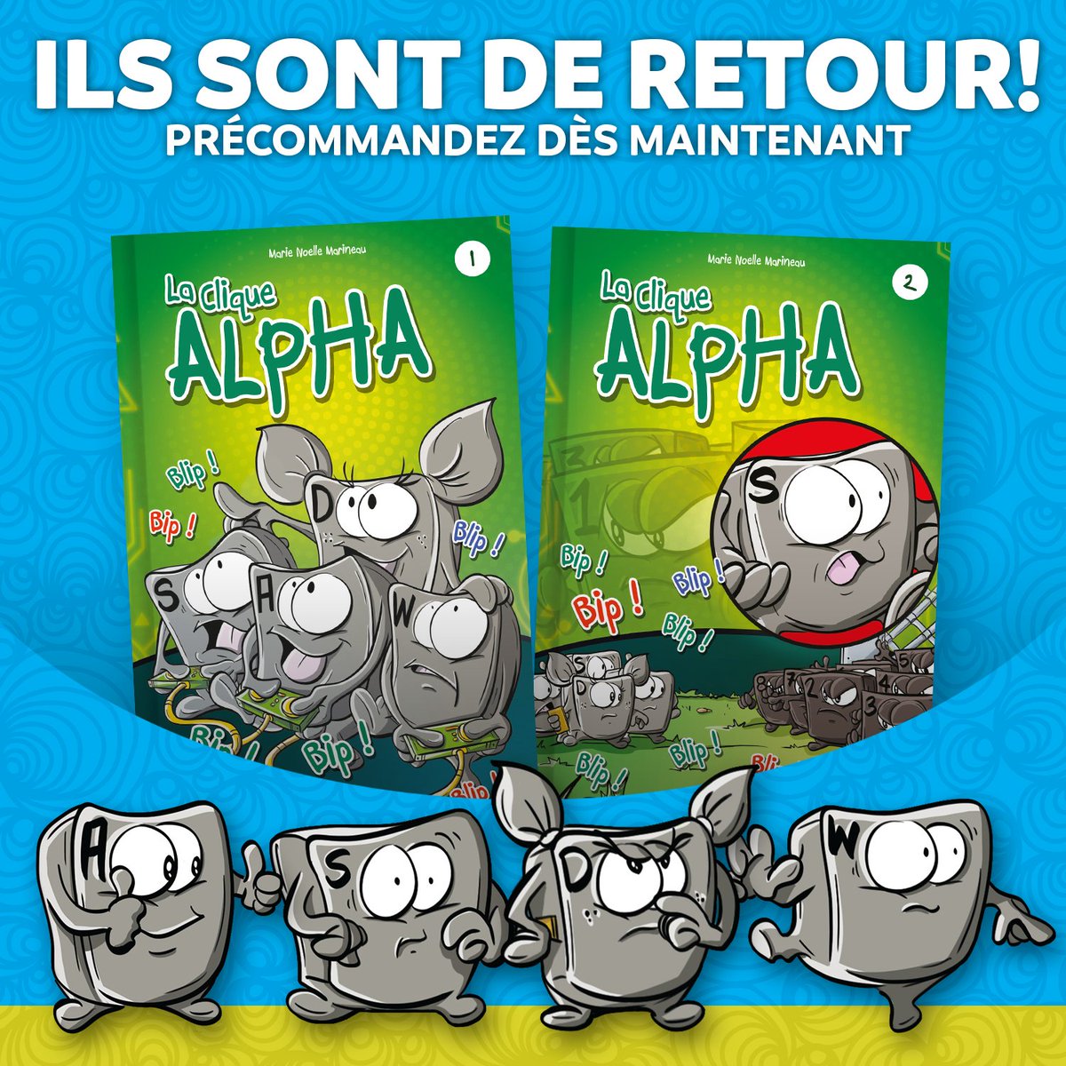 C'est aujourd'hui que débutent les précommandes pour #LaCliqueAlpha tome 1 et 2! Je suis vraiment contente, vous ne pouvez pas imaginer! 

Détails: instagram.com/p/CJ_UtJ2Hyyr/

Tome 1: victoretanais.com/products/la-cl…

Tome 2: victoretanais.com/products/la-cl…