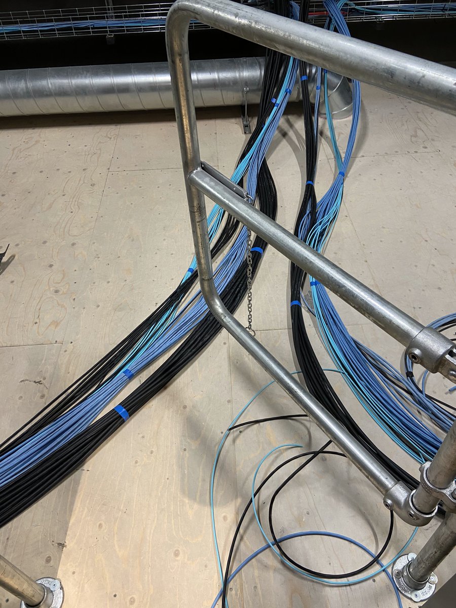 ReadingRep's tweet photo. Exciting tech installations have begun in the new space... it's starting to feel more like a theatre with every step. #buildrdgrep #readingreptheatre https://t.co/zixt1e1C5t