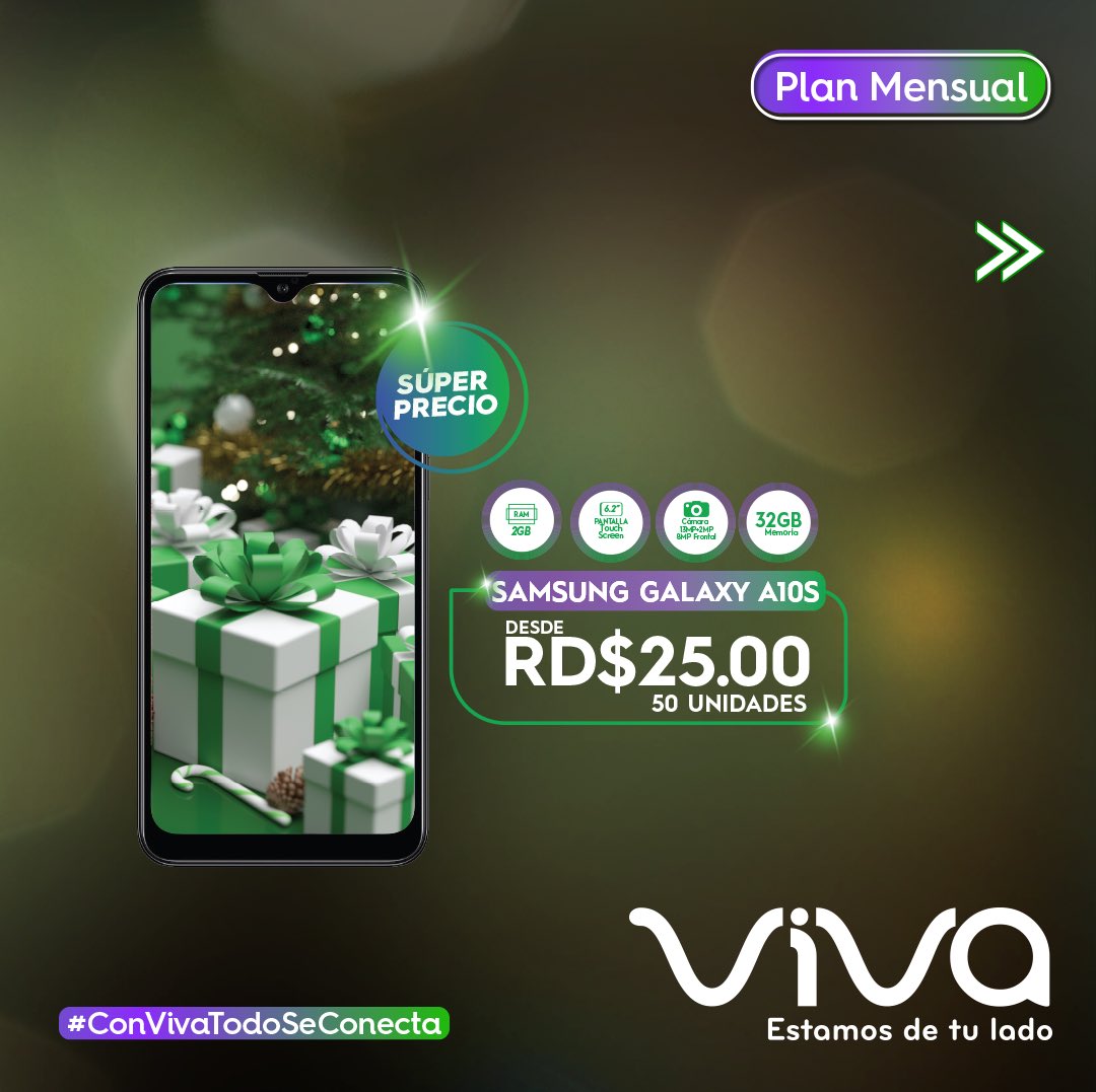 Viva_RD's tweet photo. Llévate equipos DESDE GRATIS! 😱 En nuestra temporada de descuentos 🙌, con tu #PlanMensual puedes elegir equipos 📱 gratis o a precios súper reducidos. Actíva una de estas #OfertasDeEquipos en tus planes mensuales y recibe más apps , data y minutos con opciones desde RD$513.50 https://t.co/HCKiwrk8n9
