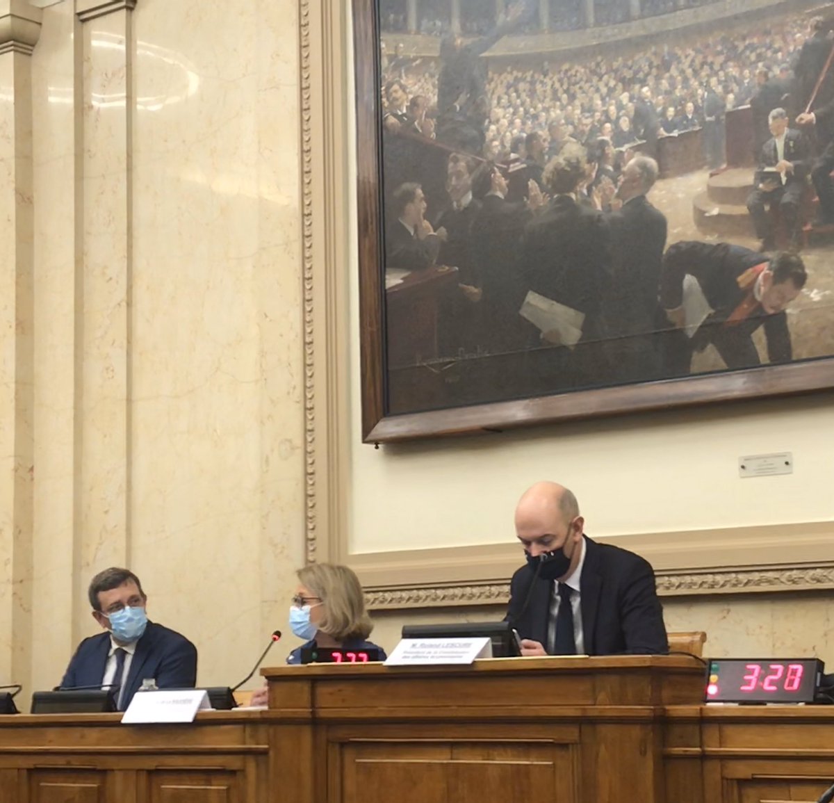 SCazenove's tweet photo. Audition de Mme @lauredlr en Commission des affaires économiques de l’AN avant sa nomination à la tête de l’@Arcep par le Pdt de la République.. https://t.co/yd3GD6wLTk