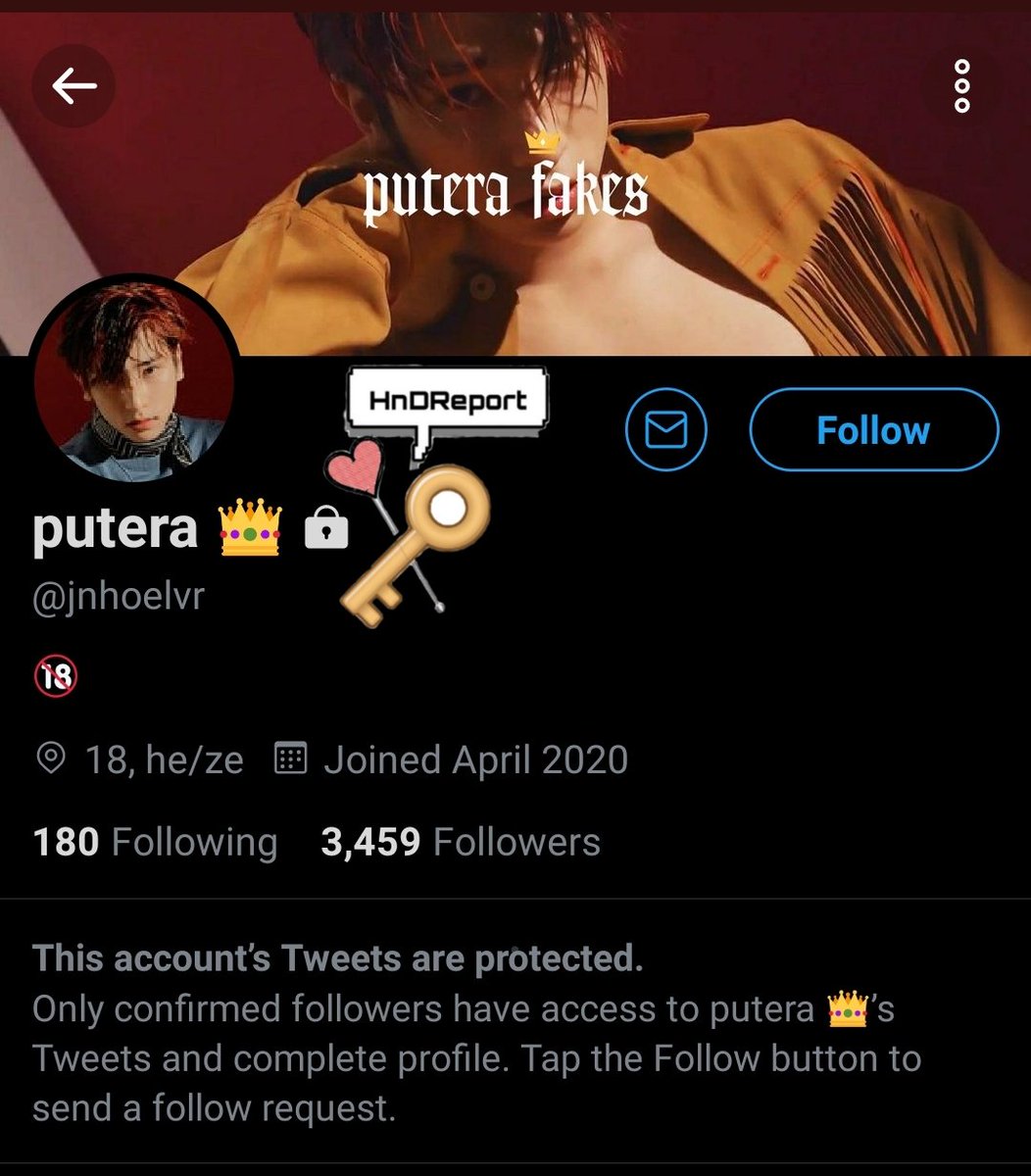 They locked their account right now but please keep reporting these users. 
#HnDReport