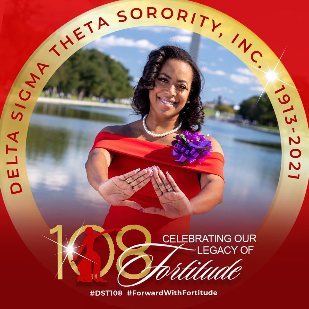 cecilegbrown's tweet photo. It’s my first Founders Day! ❤️🔺 Joy in our sisterhood, power in our voice, service in our heart. Celebrating the legacy of 108 years of Fortitude. 🔺❤️ #DST108 #ForwardWithFortitude #DSTinyREDefined79 #AOML https://t.co/uQ3f9vhbvP