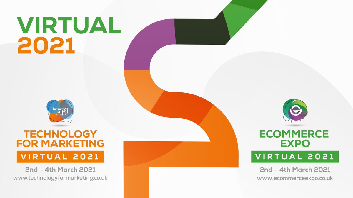 📢 Ecommerce Expo and Technology for Marketing Virtual! 02 - 04 March 2021.

⭐30+ sessions 
⭐8 virtual theatres
⭐25 hours of content! 
⭐Big speakers including  <a href="/marcusfoley/">Marcus Foley</a> Christopher Kenna <a href="/Jasonwestcott/">Jason Westcott</a> <a href="/nadineyoung/">nadineyoung</a> Michelle Whelan

➡️REGISTER NOW: ow.ly/Oj6Z50D5sSq